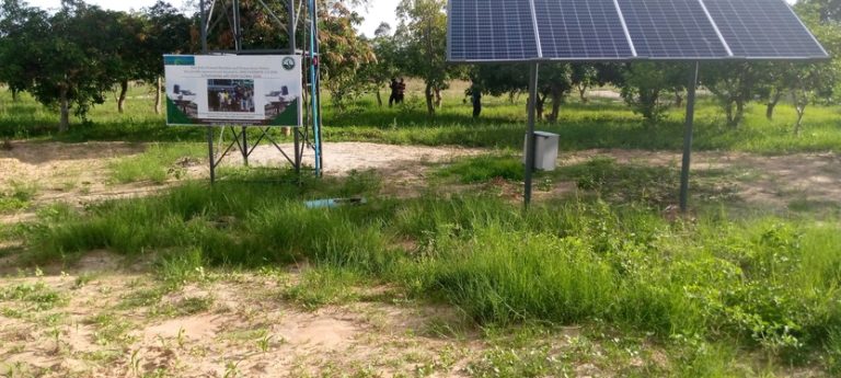 The installation of a solar powered borehole at Chitsvedemo primary school